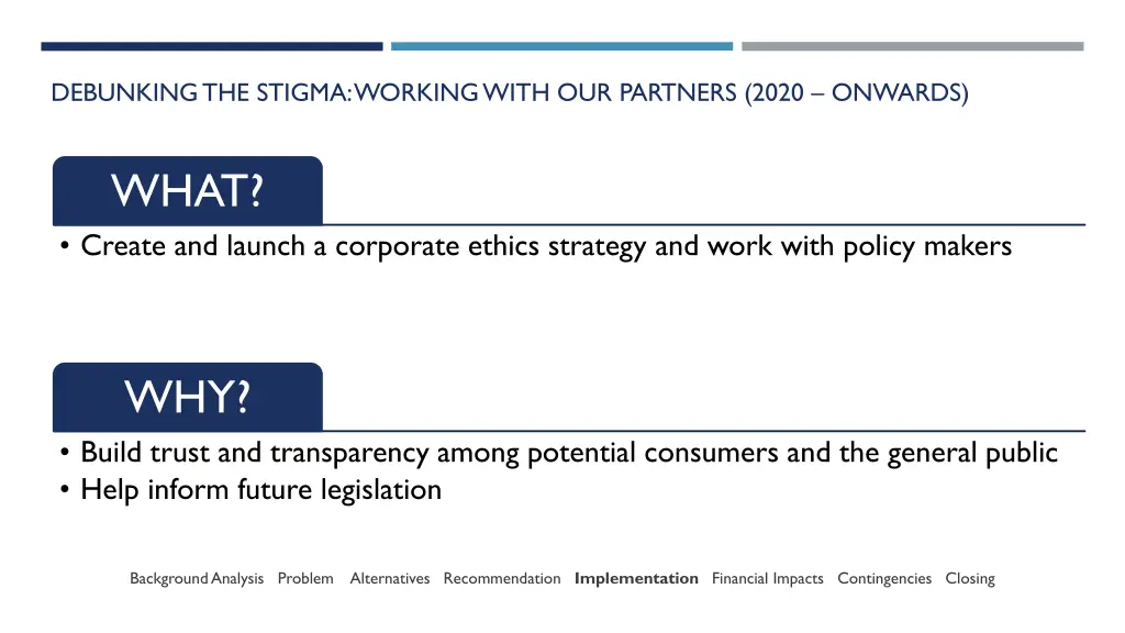 debunking the stigma working with our partners