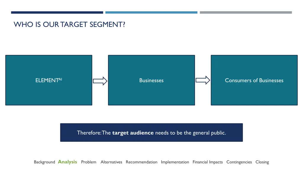 who is our target segment
