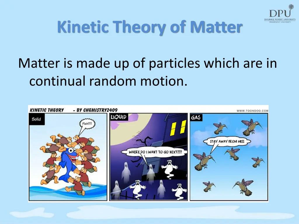 kinetic theory of matter