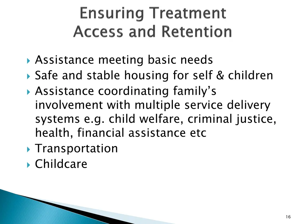 assistance meeting basic needs safe and stable