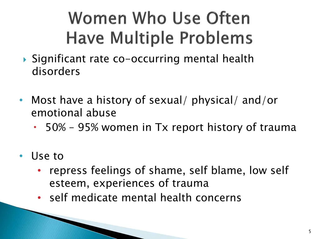 significant rate co occurring mental health