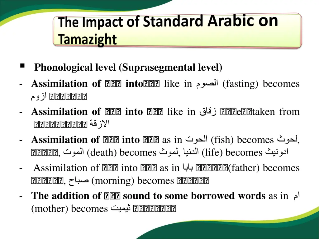 phonological level suprasegmental level