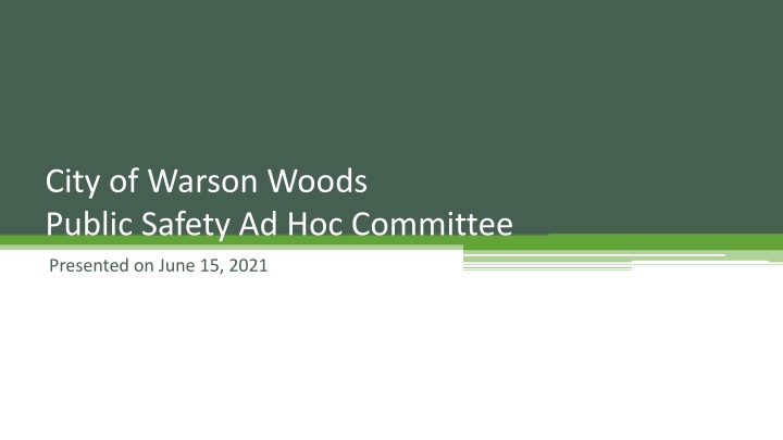city of warson woods public safety
