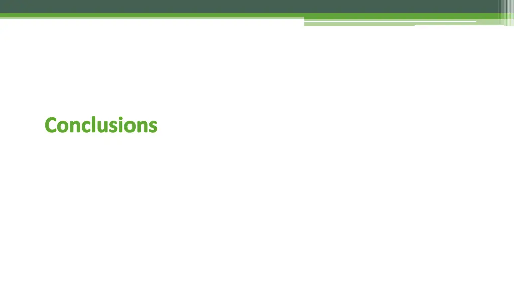 conclusions