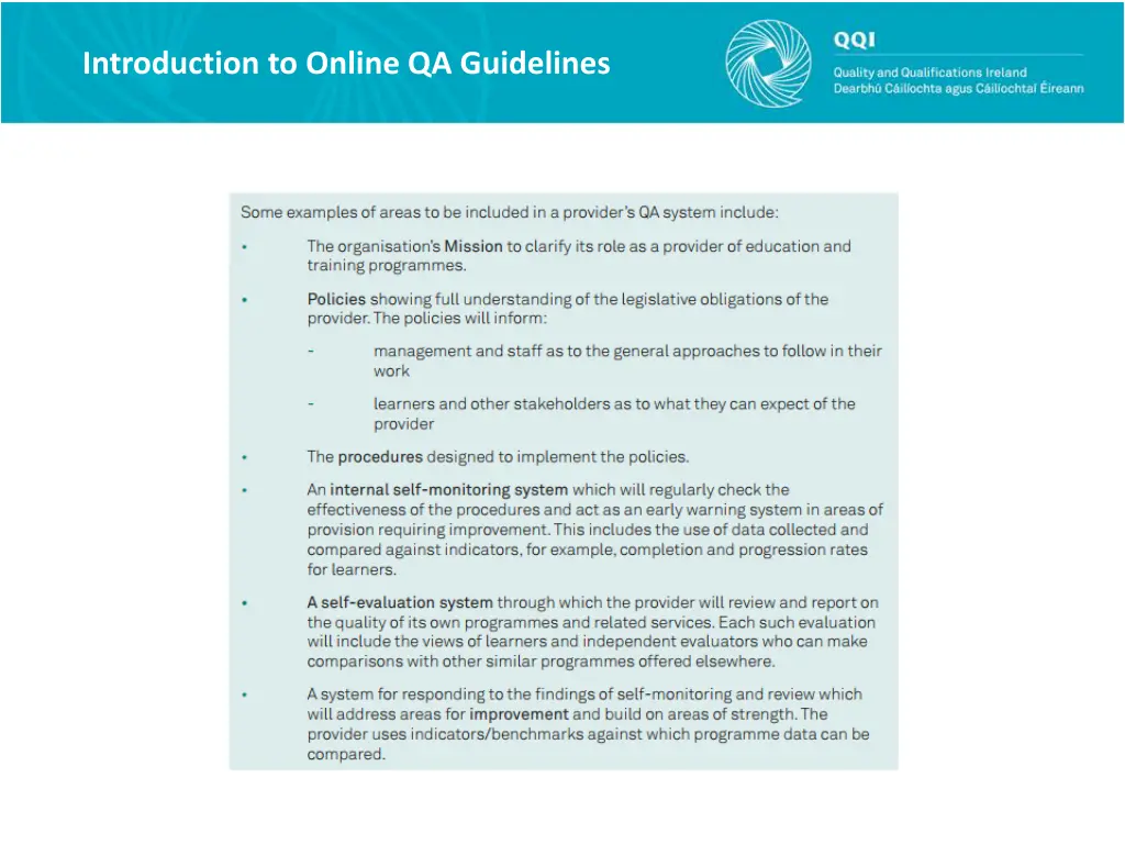 introduction to online qa guidelines 11