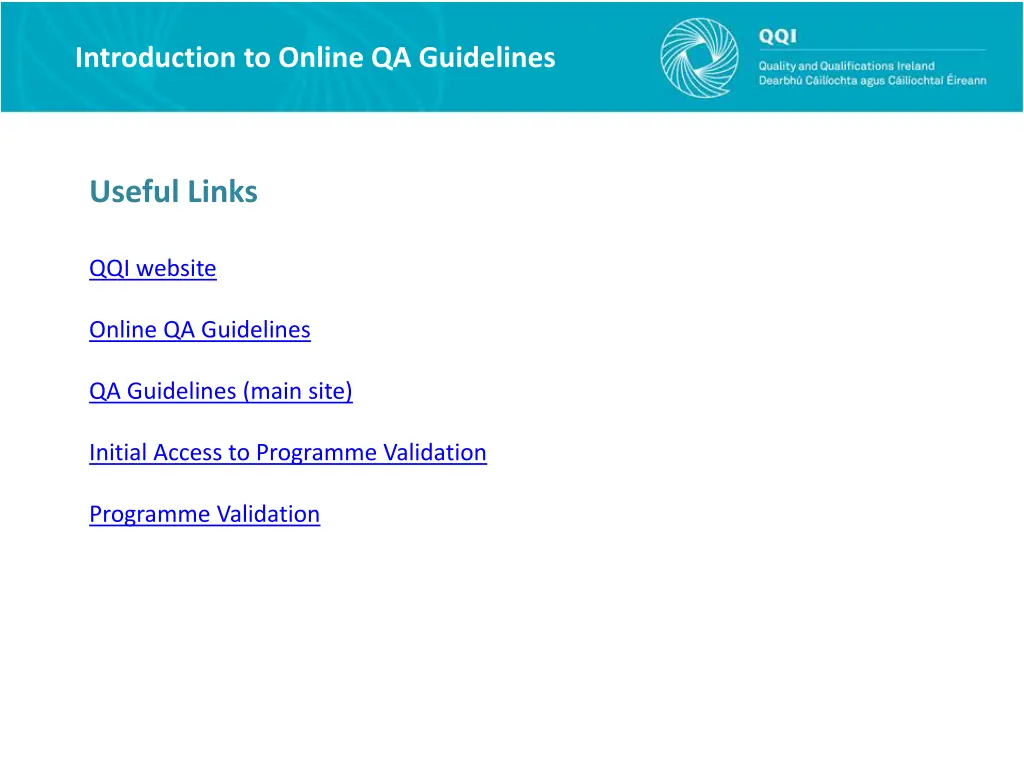 introduction to online qa guidelines 14