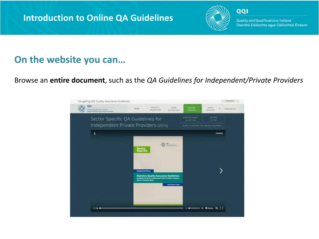introduction to online qa guidelines 6