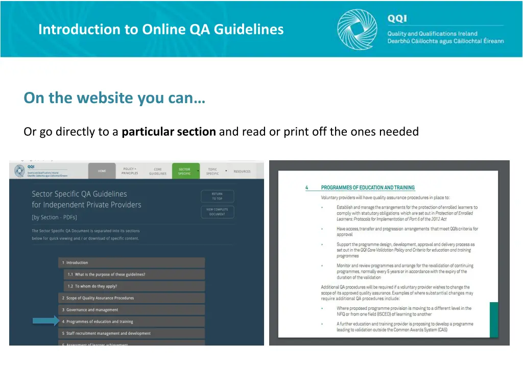 introduction to online qa guidelines 7