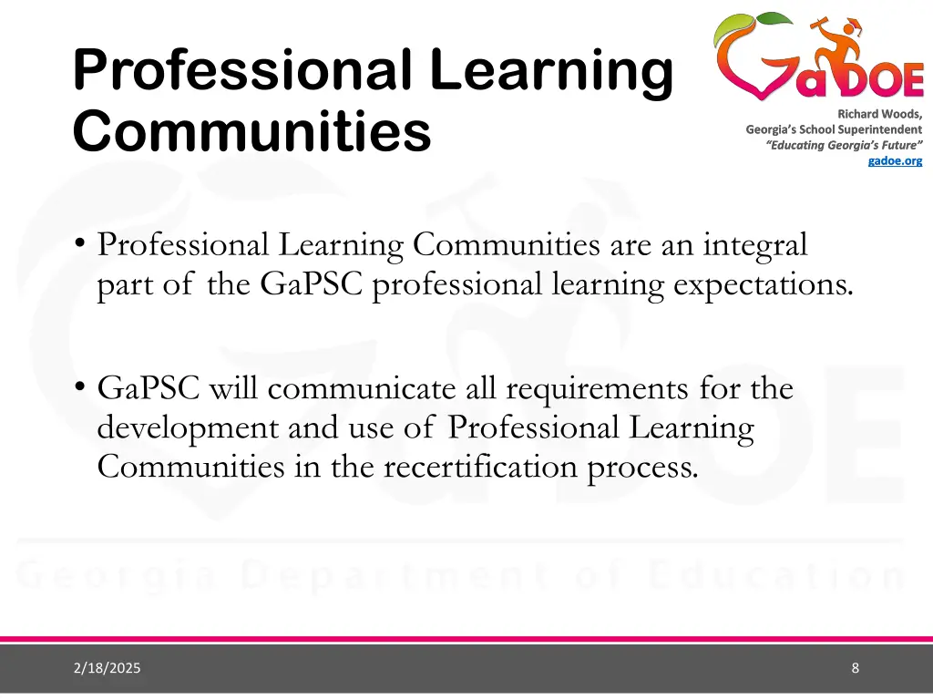 professional learning communities