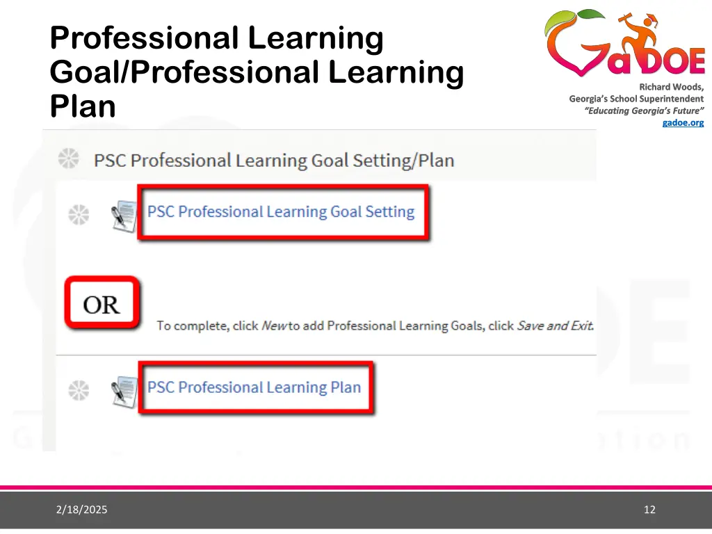 professional learning goal professional learning 1