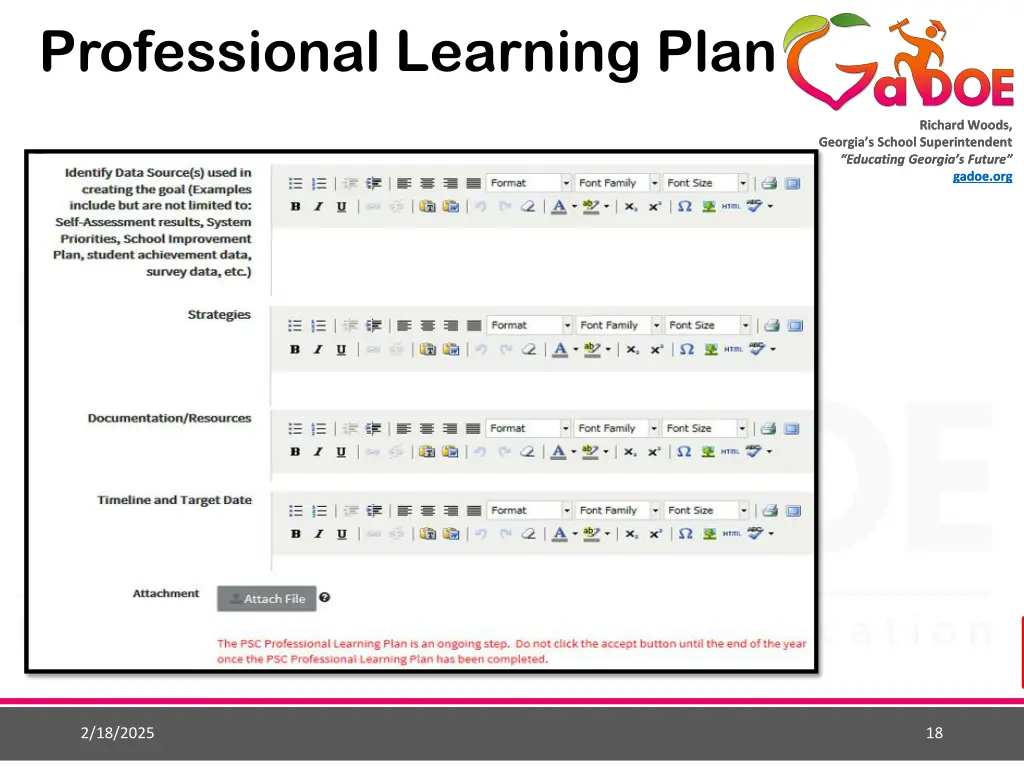 professional learning plan 2