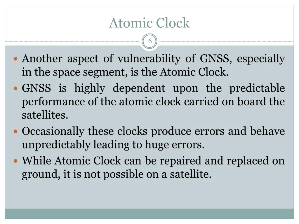 atomic clock