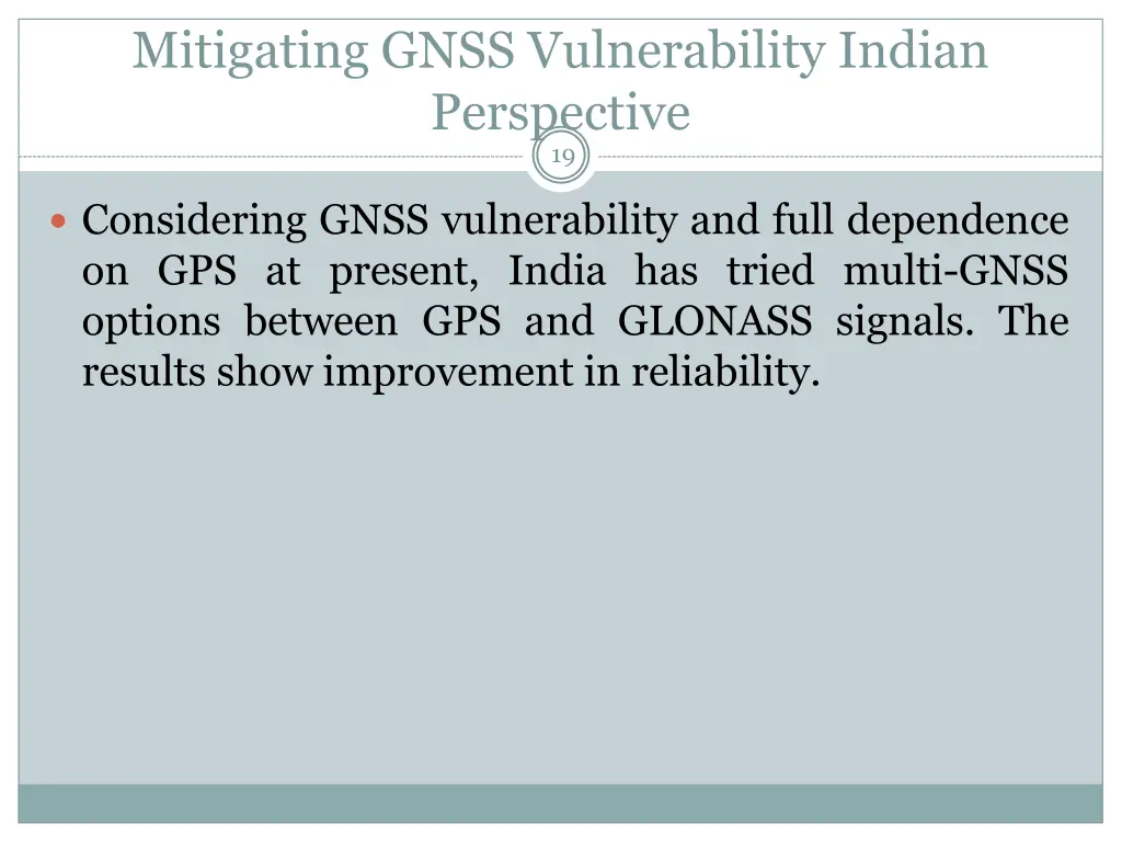 mitigating gnss vulnerability indian perspective