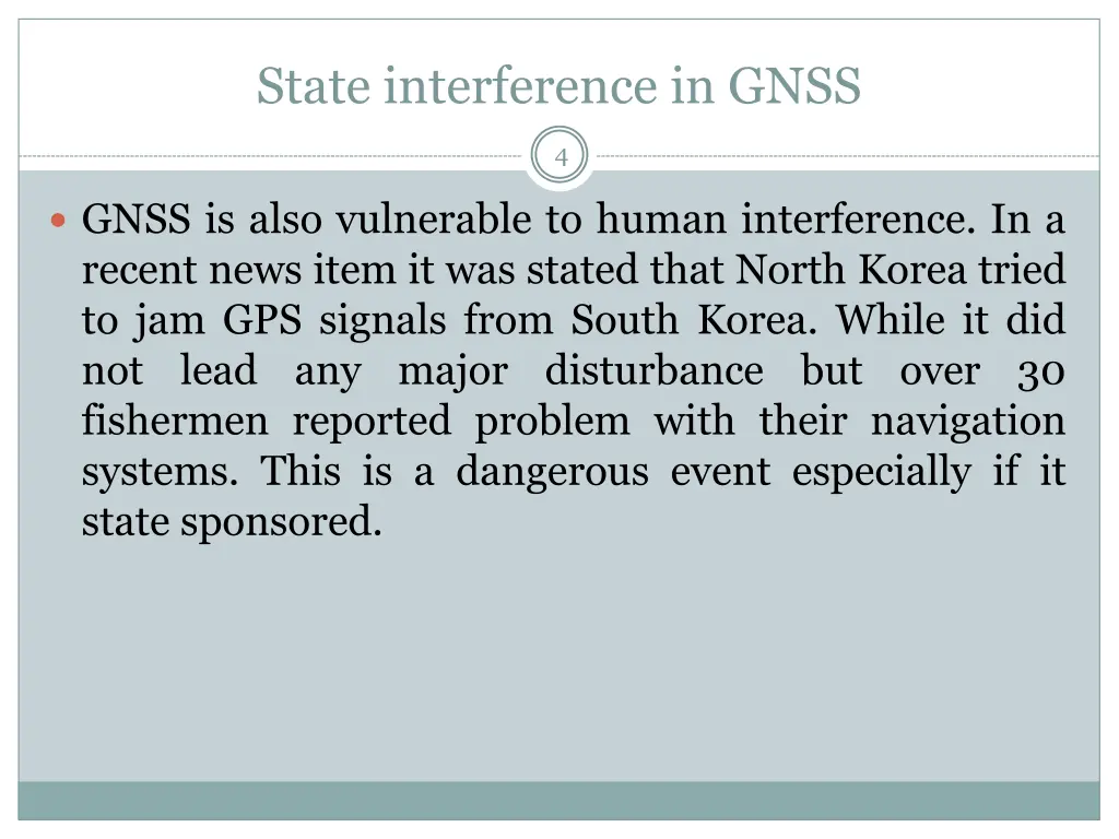 state interference in gnss