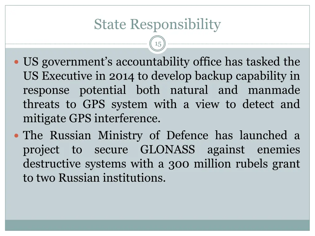 state responsibility