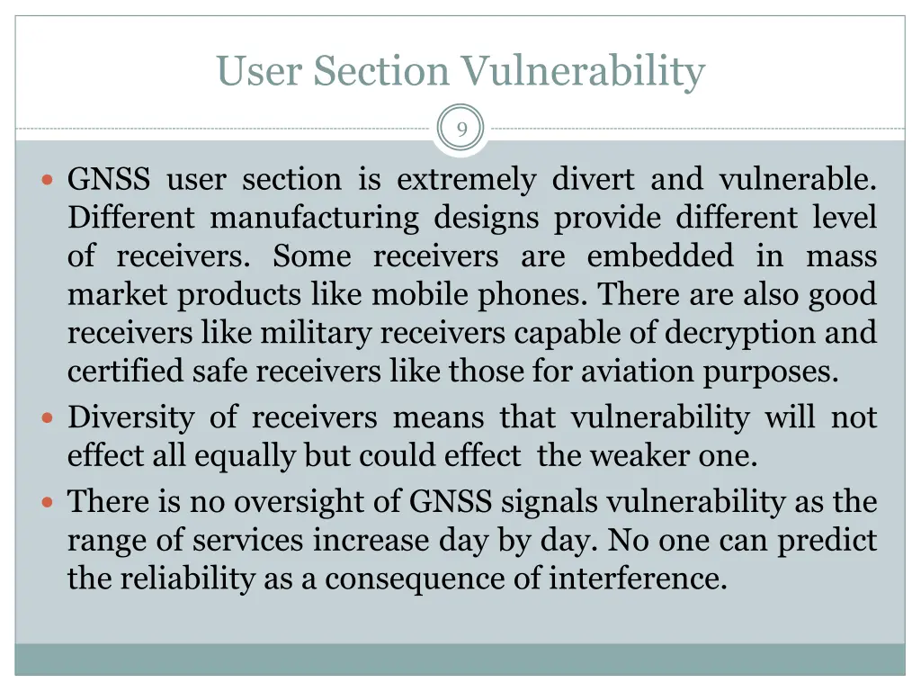 user section vulnerability