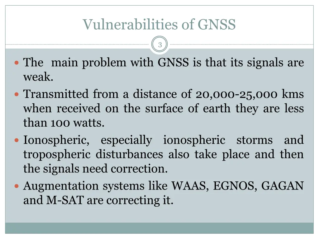 vulnerabilities of gnss