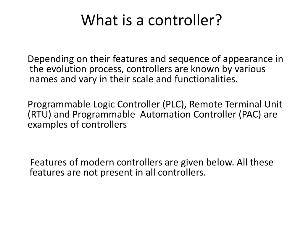 what is a controller 1