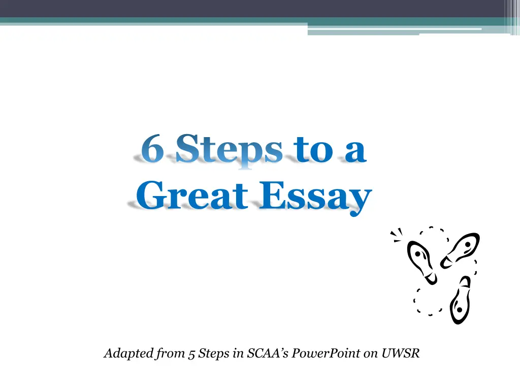6 steps to a great essay