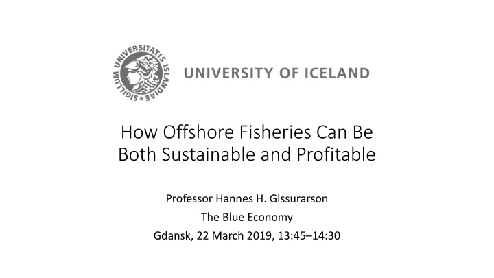 how offshore fisheries can be both sustainable