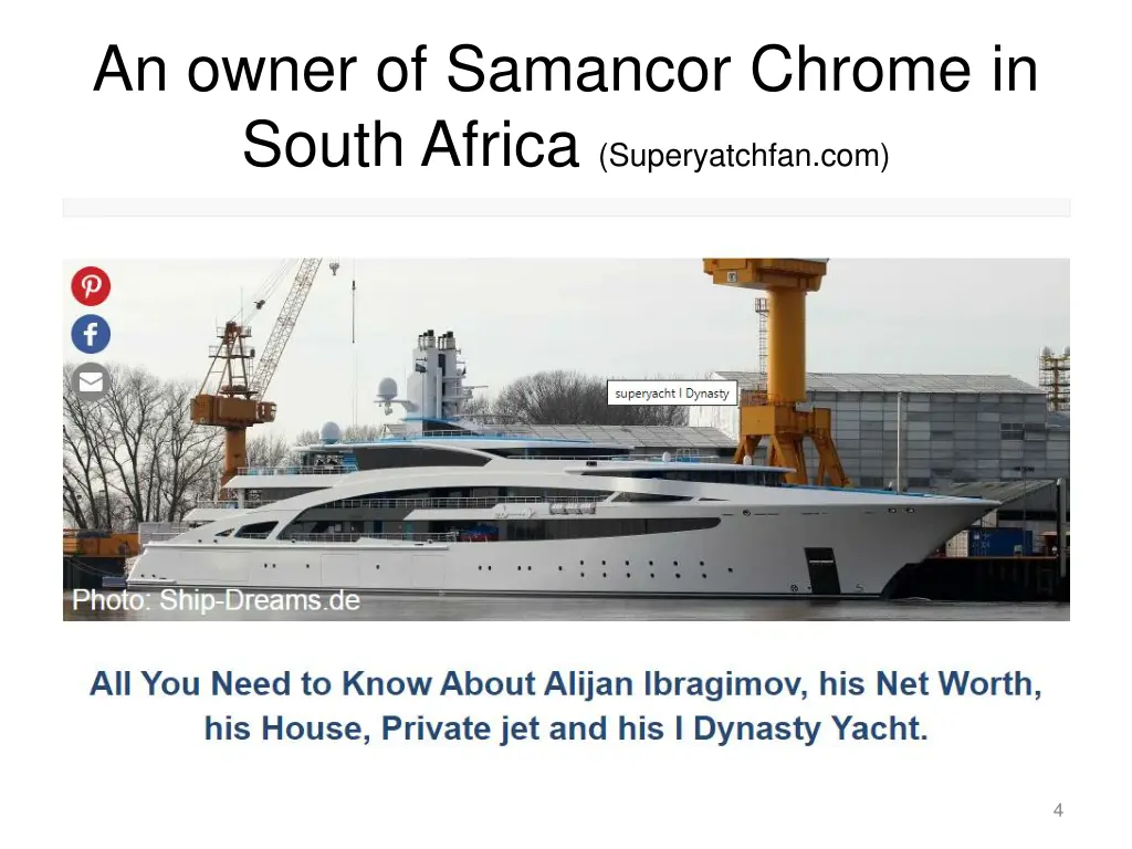 an owner of samancor chrome in south africa