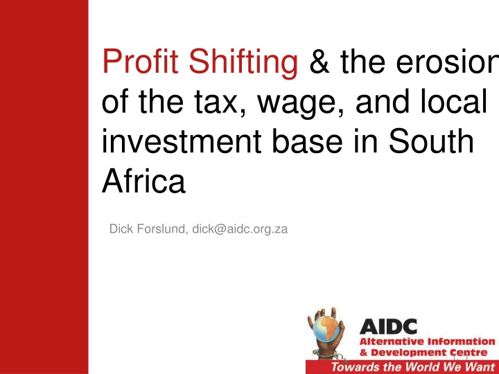 profit shifting the erosion of the tax wage