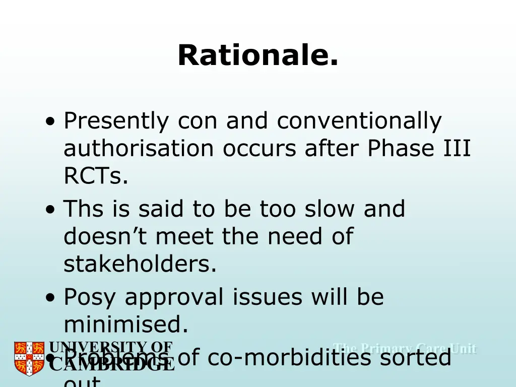 rationale