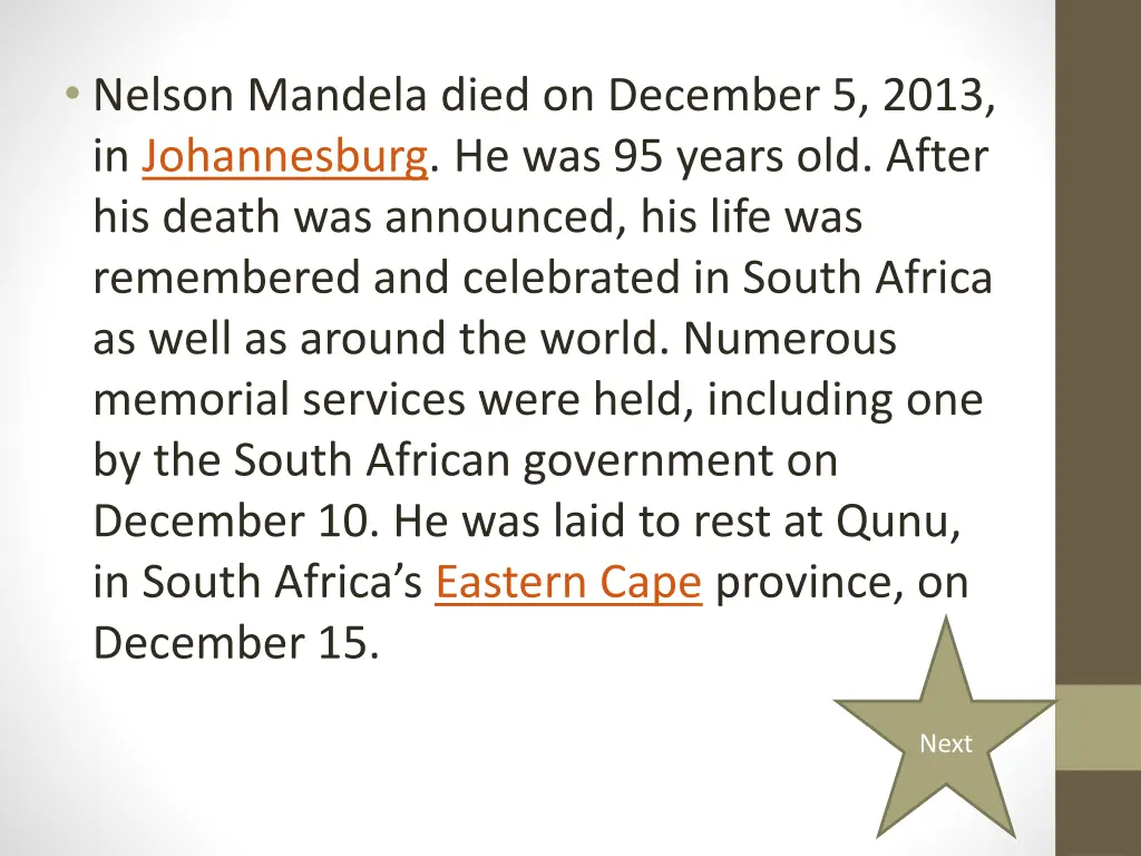 nelson mandela died on december 5 2013