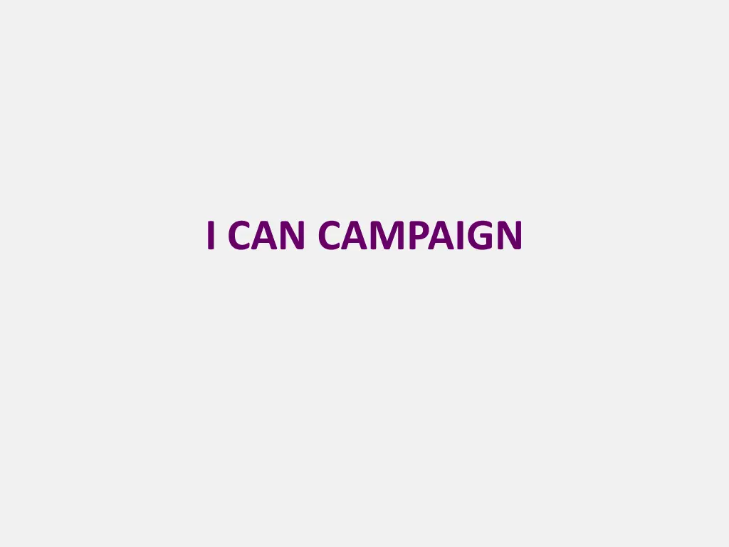 i can campaign