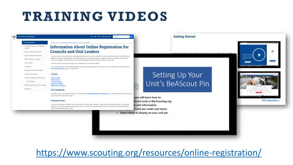 training videos
