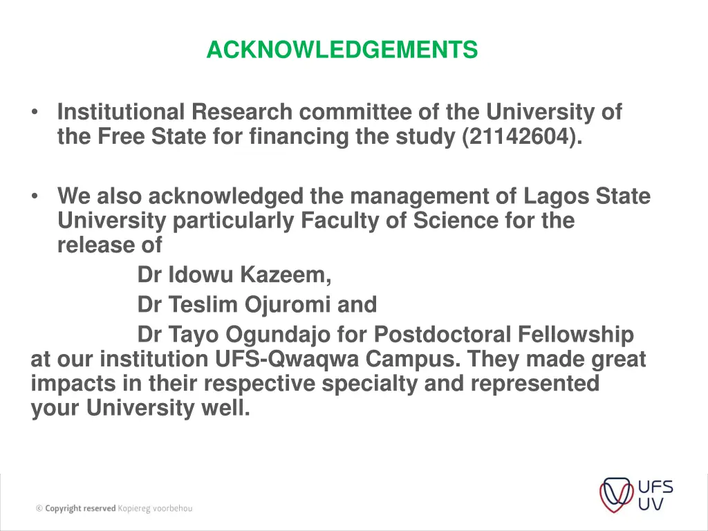 acknowledgements