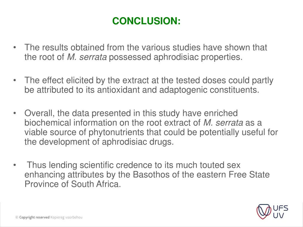 conclusion