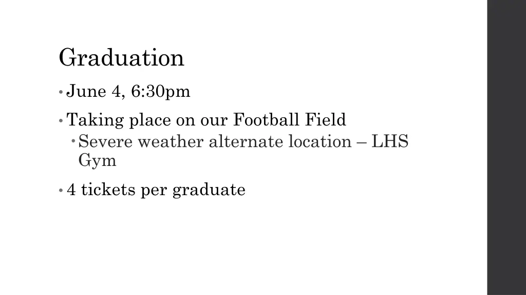 graduation