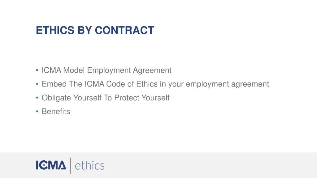 ethics by contract
