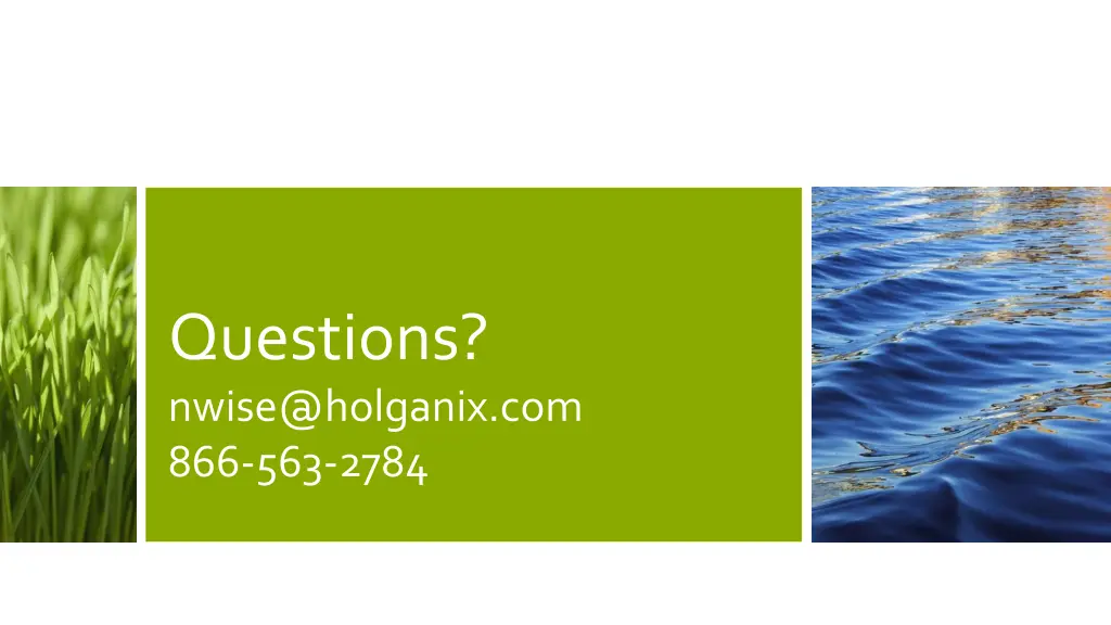 questions nwise@holganix com 866 563 2784