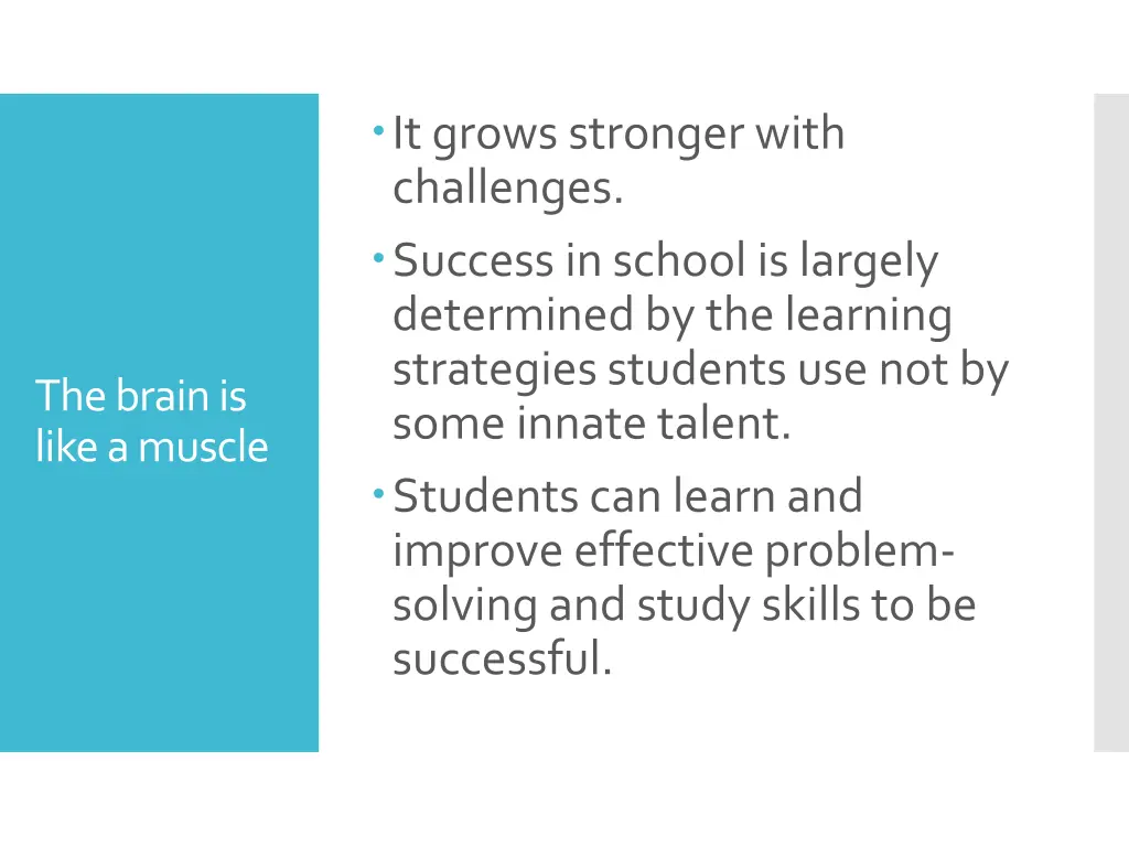 it grows stronger with challenges success