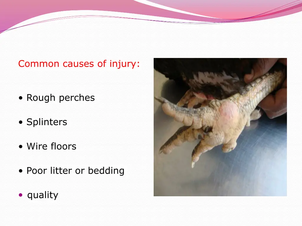 common causes of injury