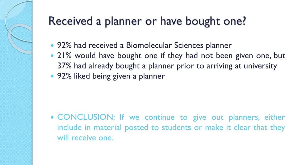 received a planner or have bought one