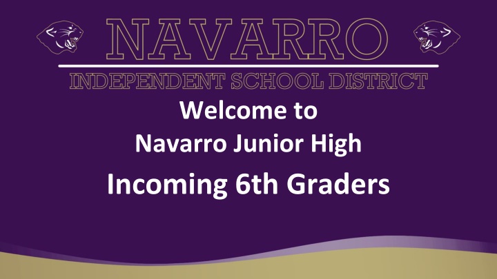 welcome to navarro junior high incoming