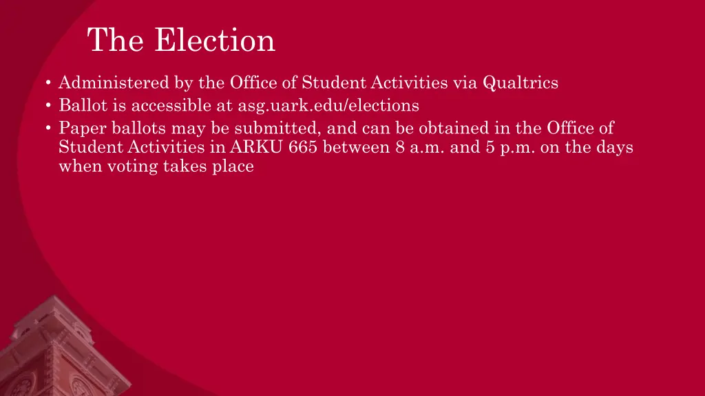 the election