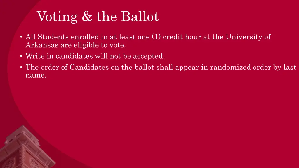 voting the ballot