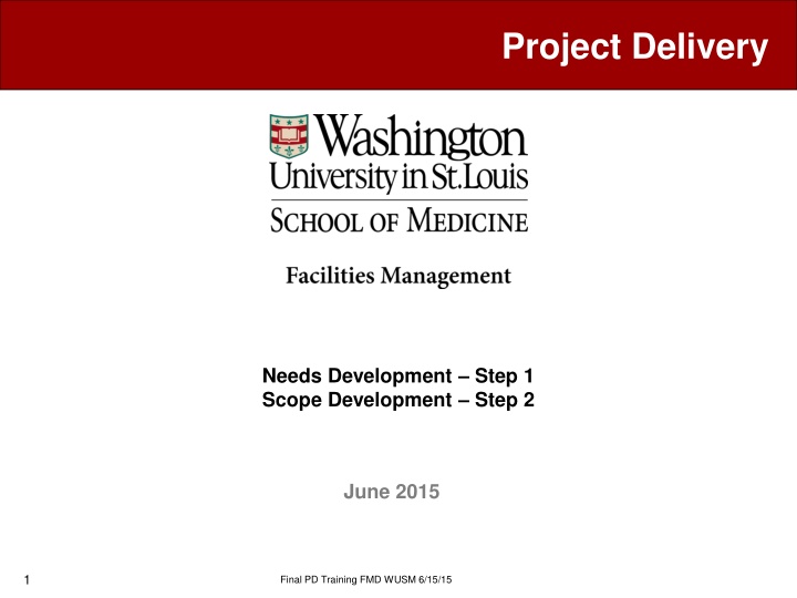 project delivery