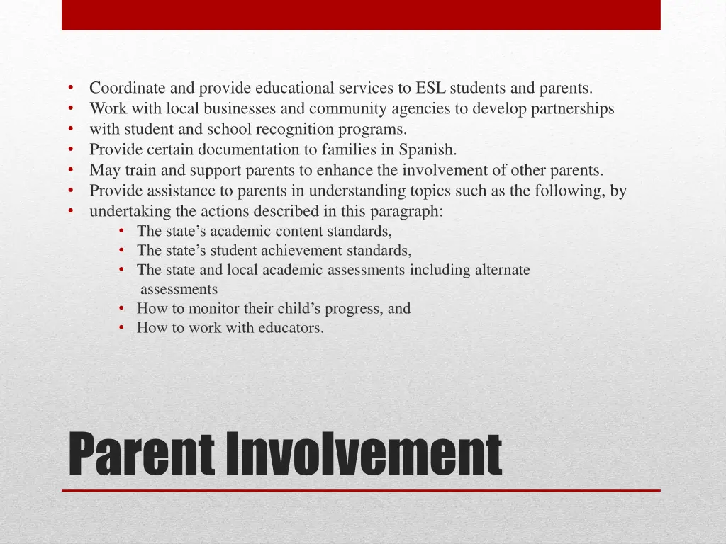 coordinate and provide educational services