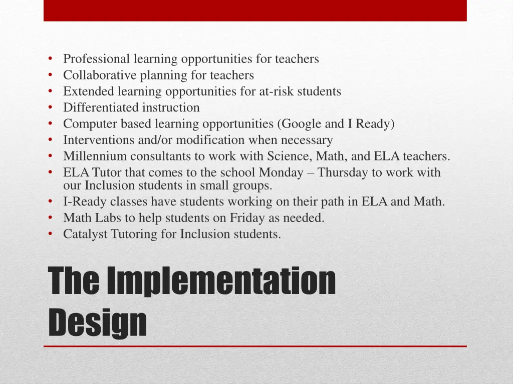 professional learning opportunities for teachers