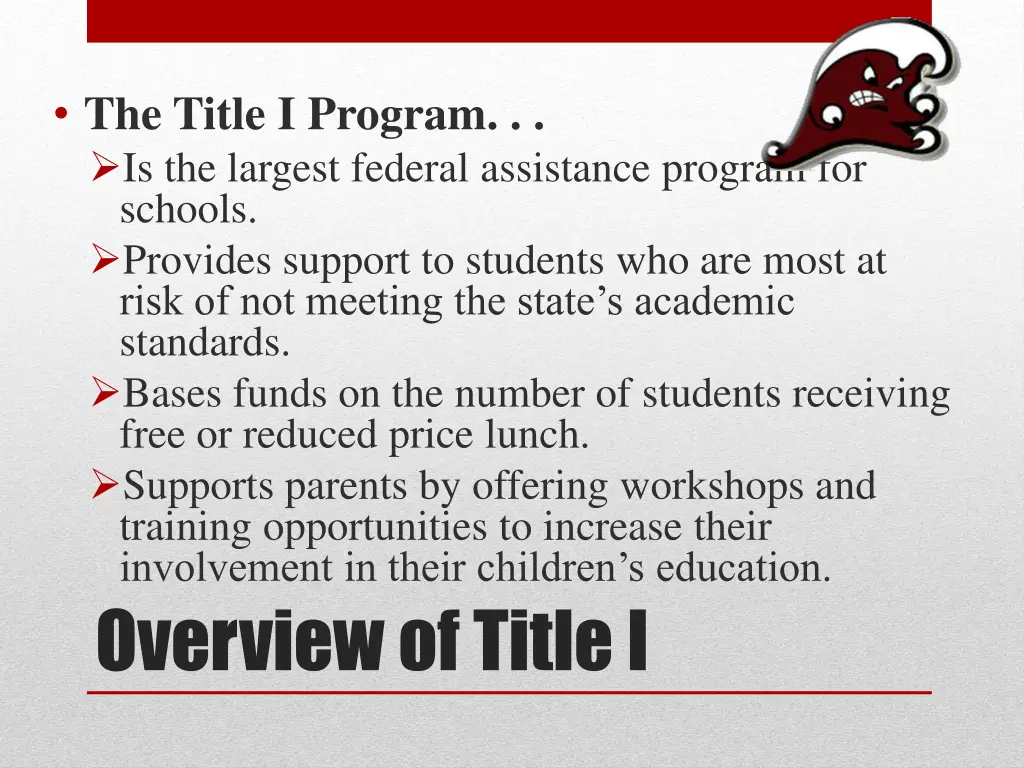 the title i program is the largest federal