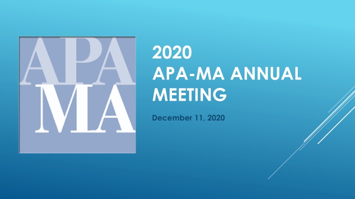 2020 apa ma annual meeting