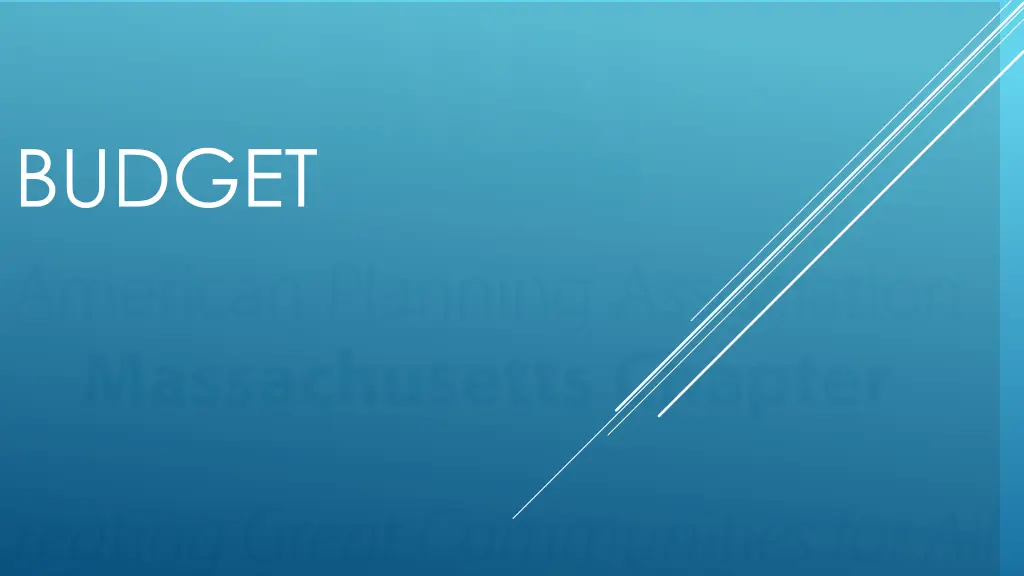 budget