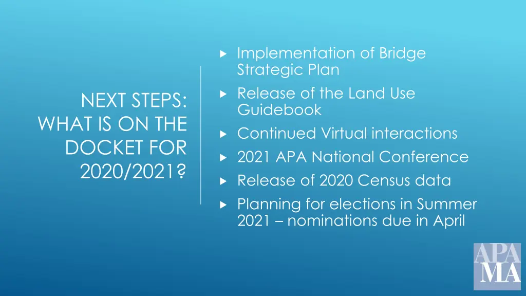 implementation of bridge strategic plan release