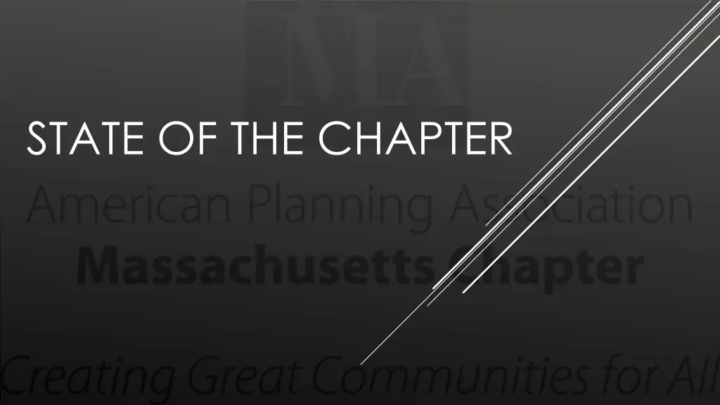 state of the chapter