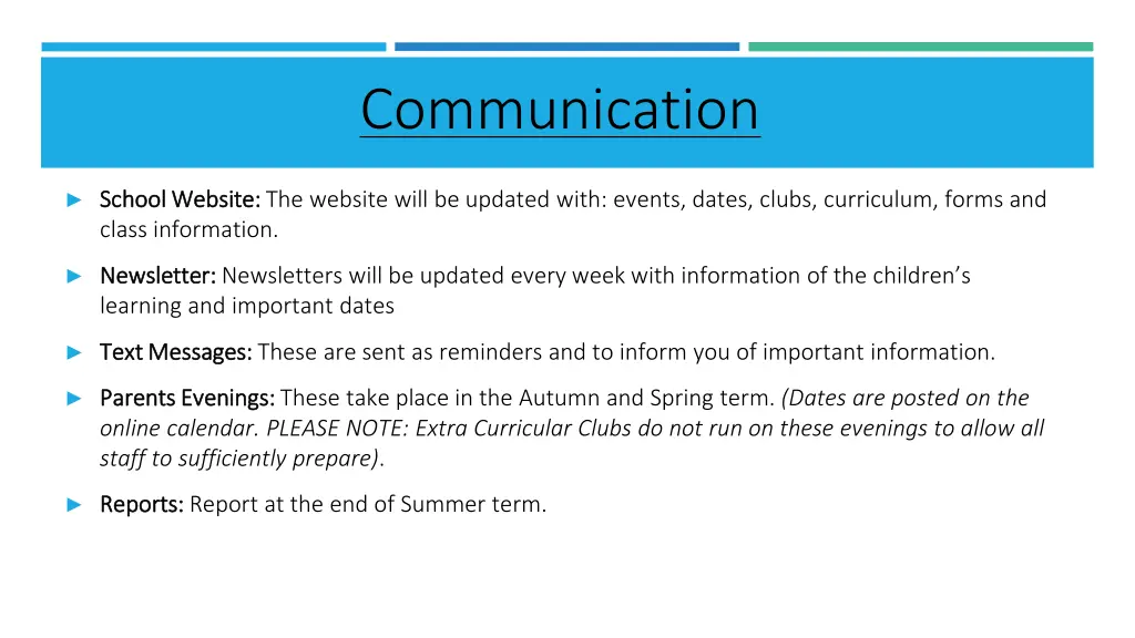 communication
